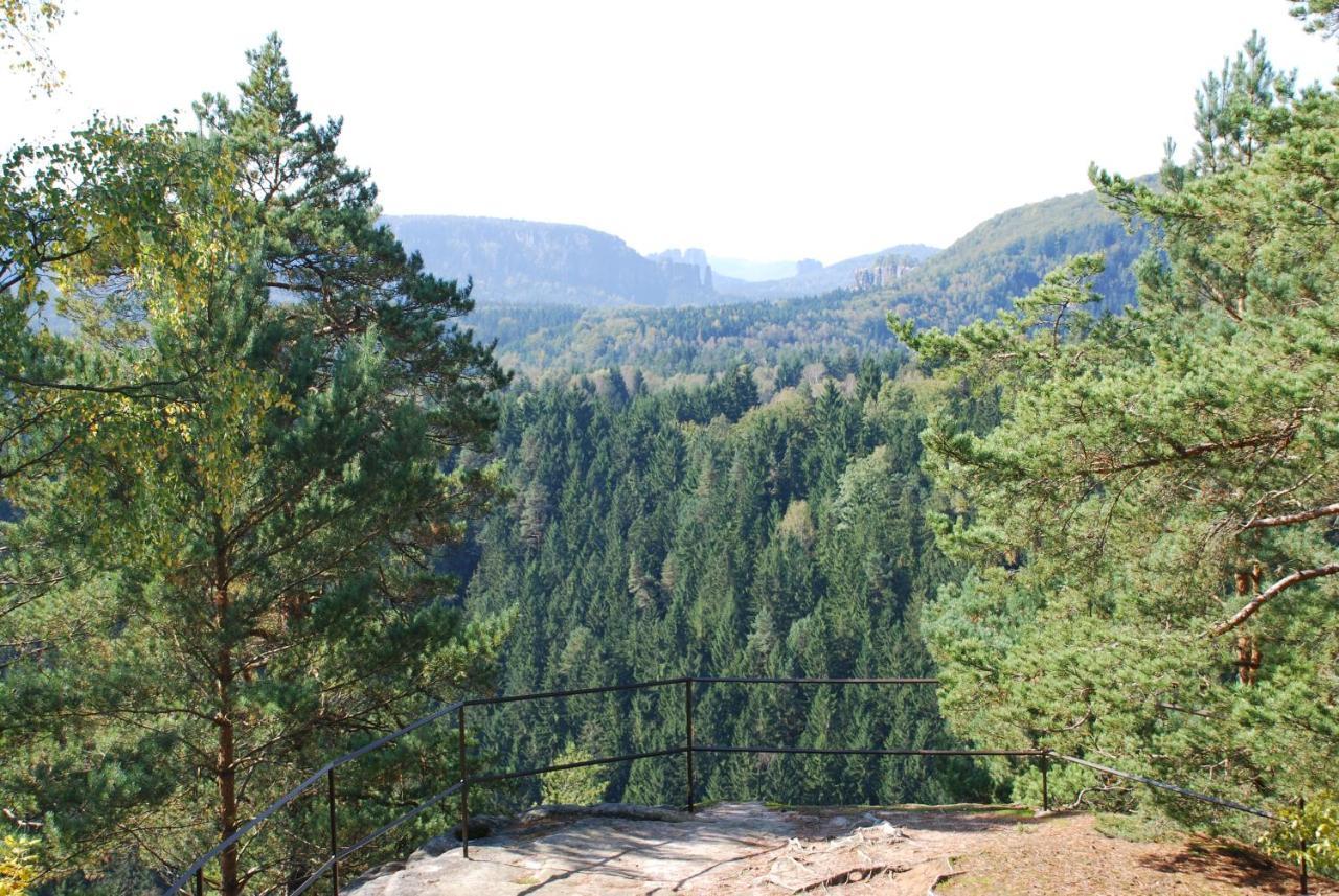 Ferienoase Hinterhermsdorf Buitenkant foto