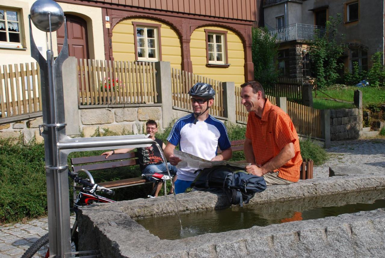 Ferienoase Hinterhermsdorf Buitenkant foto