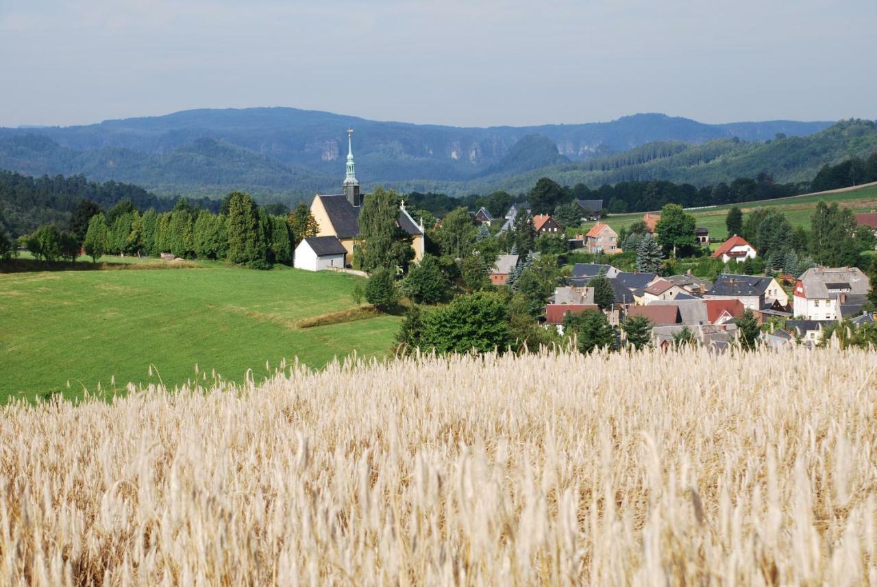Ferienoase Hinterhermsdorf Buitenkant foto